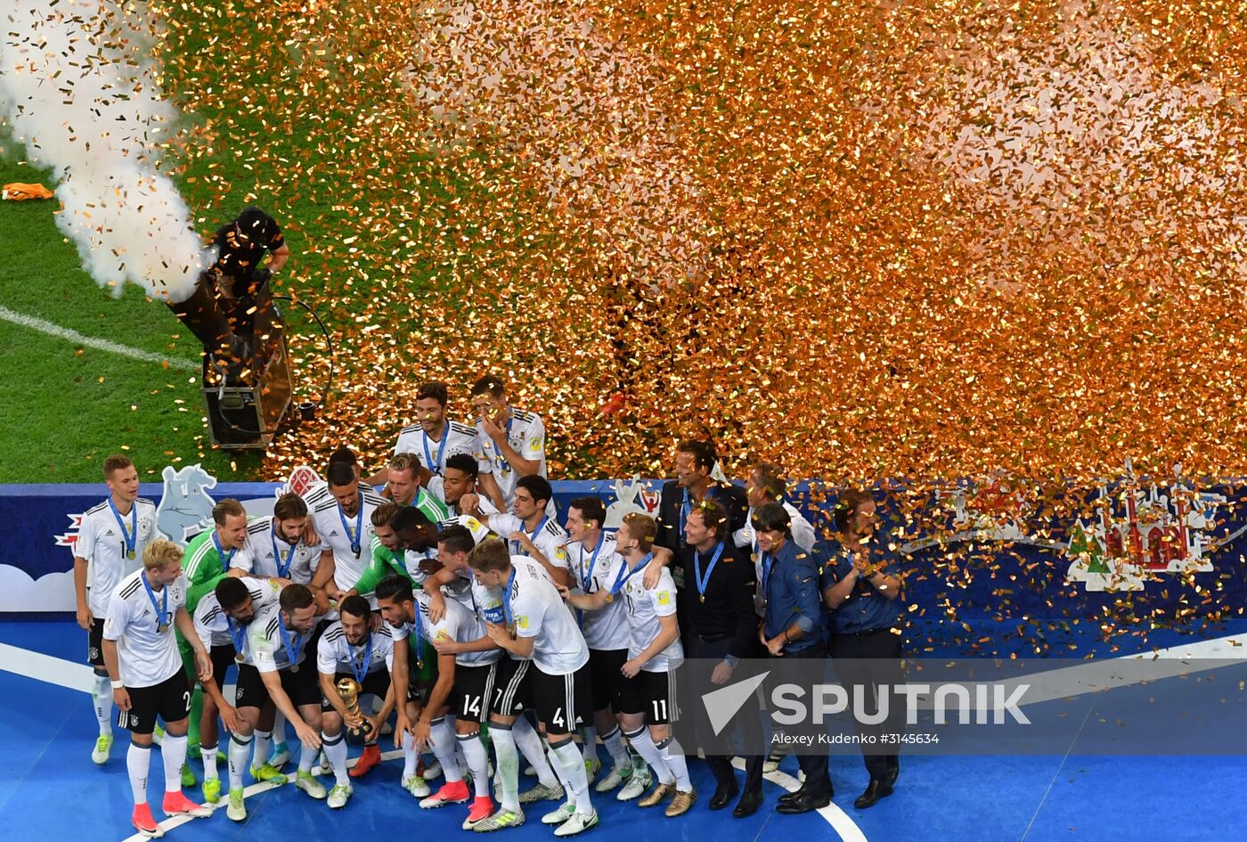 Football. 2017 FIFA Confederations Cup. Medal ceremony