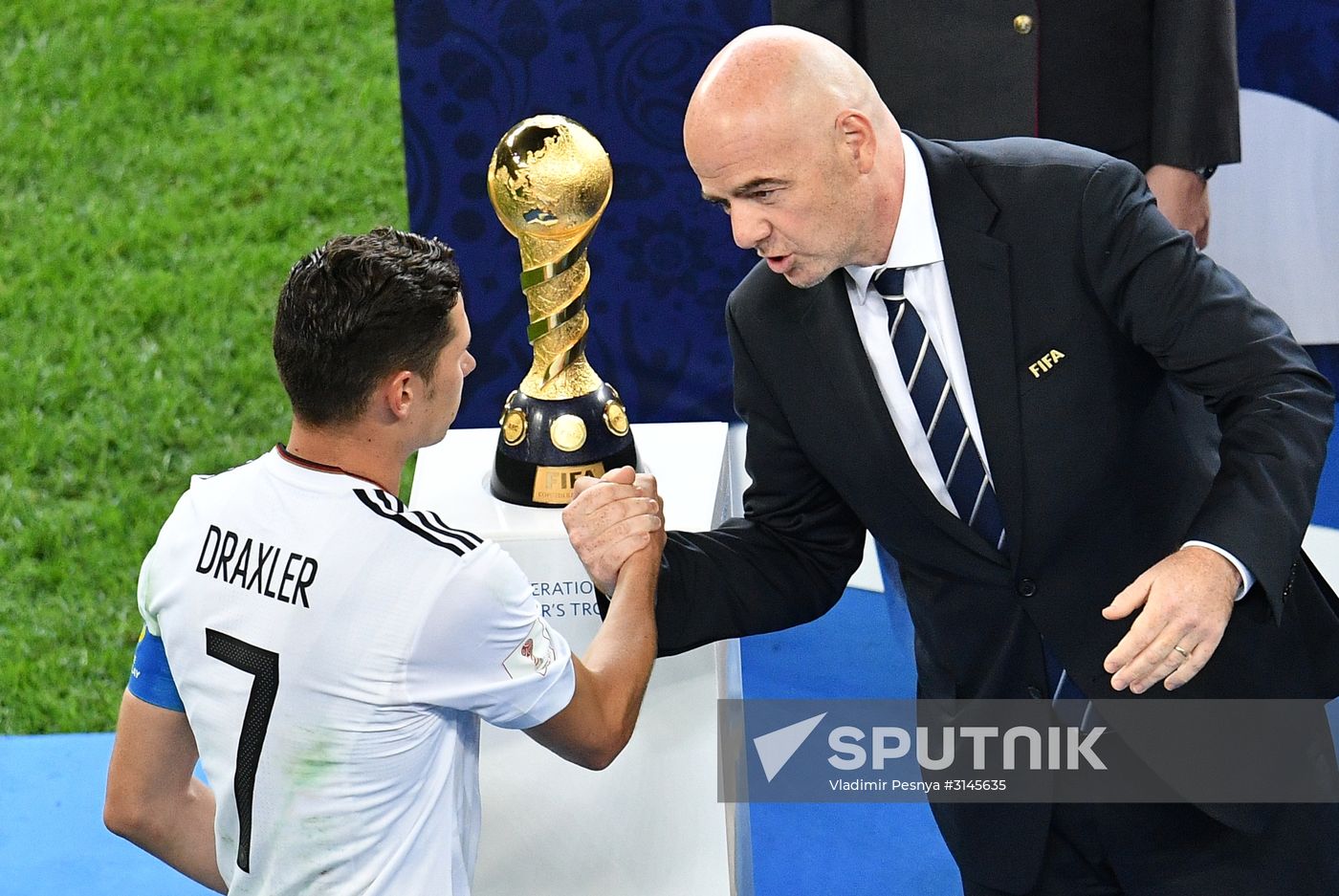 Football. 2017 FIFA Confederations Cup. Medal ceremony