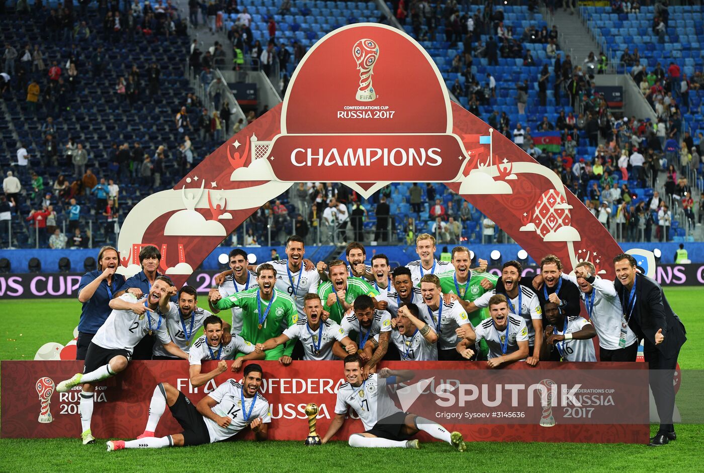 Football. 2017 FIFA Confederations Cup. Medal ceremony