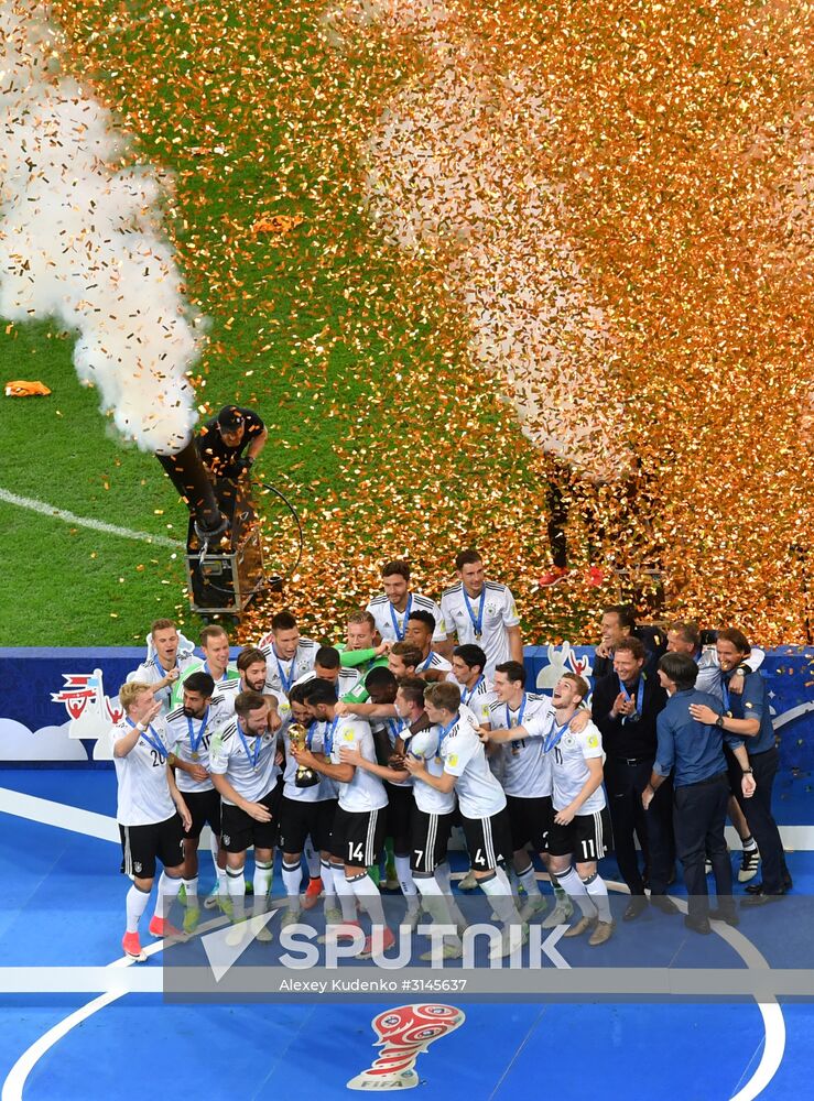 Football. 2017 FIFA Confederations Cup. Medal ceremony