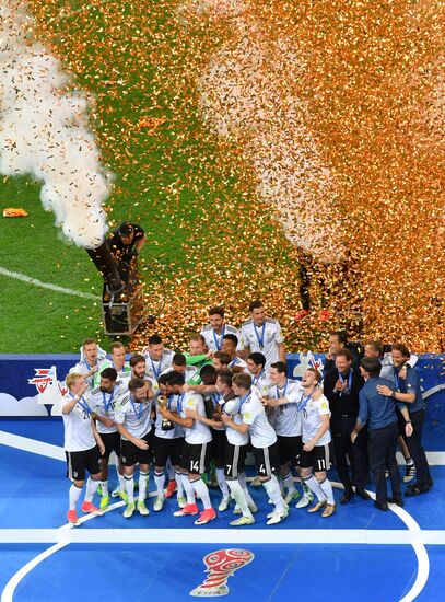 Football. 2017 FIFA Confederations Cup. Medal ceremony