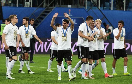 Football. 2017 FIFA Confederations Cup. Medal ceremony