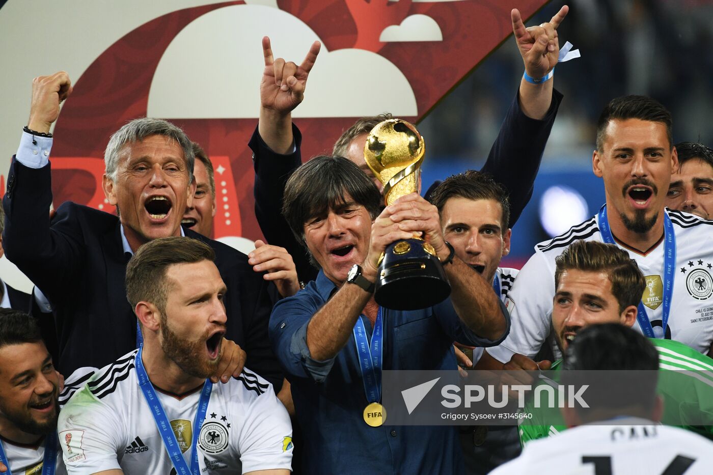 Football. 2017 FIFA Confederations Cup. Medal ceremony