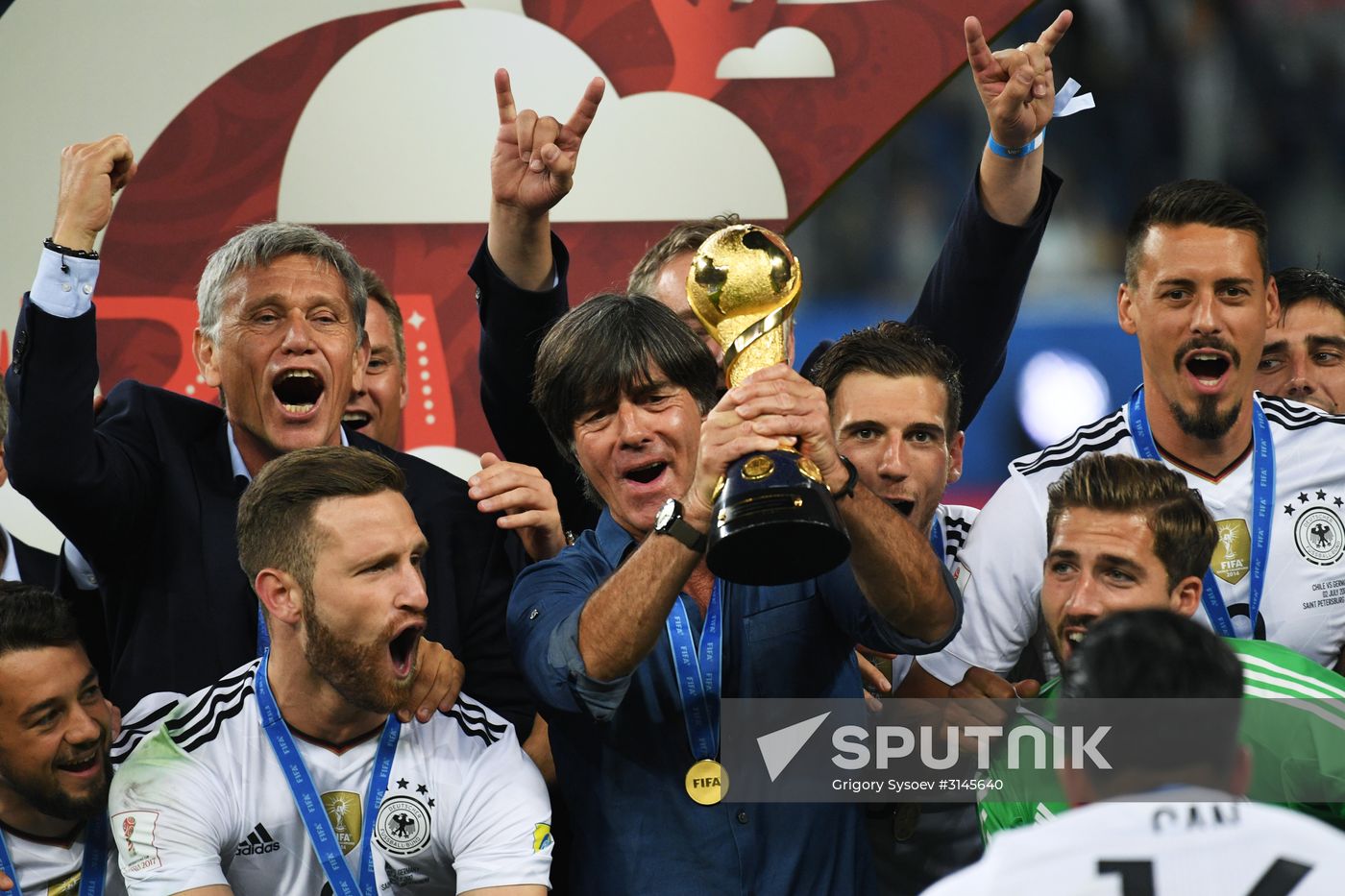 Football. 2017 FIFA Confederations Cup. Medal ceremony