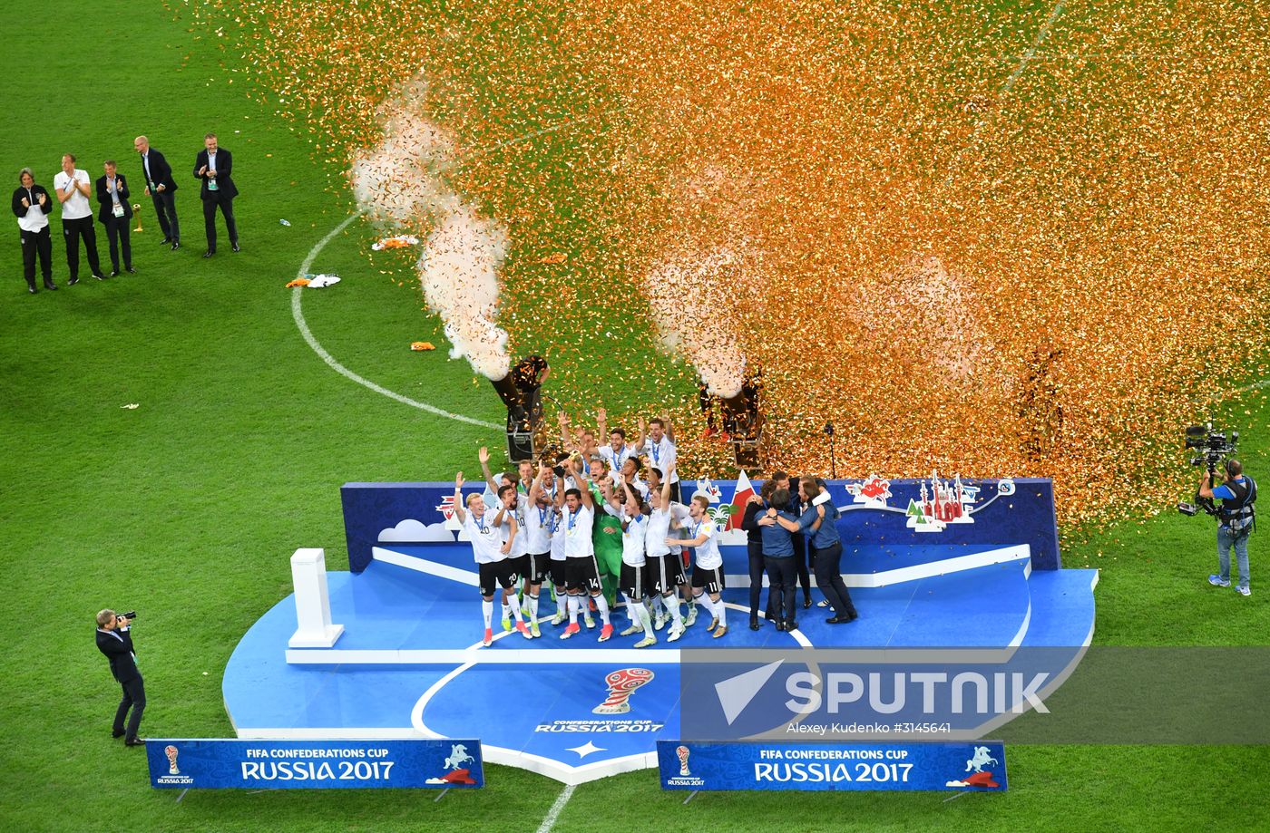 Football. 2017 FIFA Confederations Cup. Medal ceremony