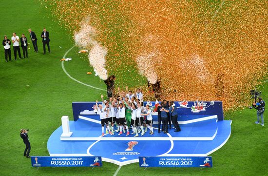 Football. 2017 FIFA Confederations Cup. Medal ceremony