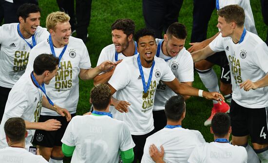 Football. 2017 FIFA Confederations Cup. Medal ceremony