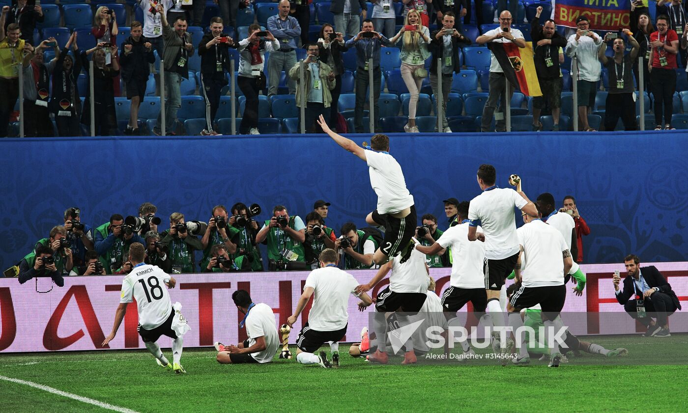 Football. 2017 FIFA Confederations Cup. Medal ceremony