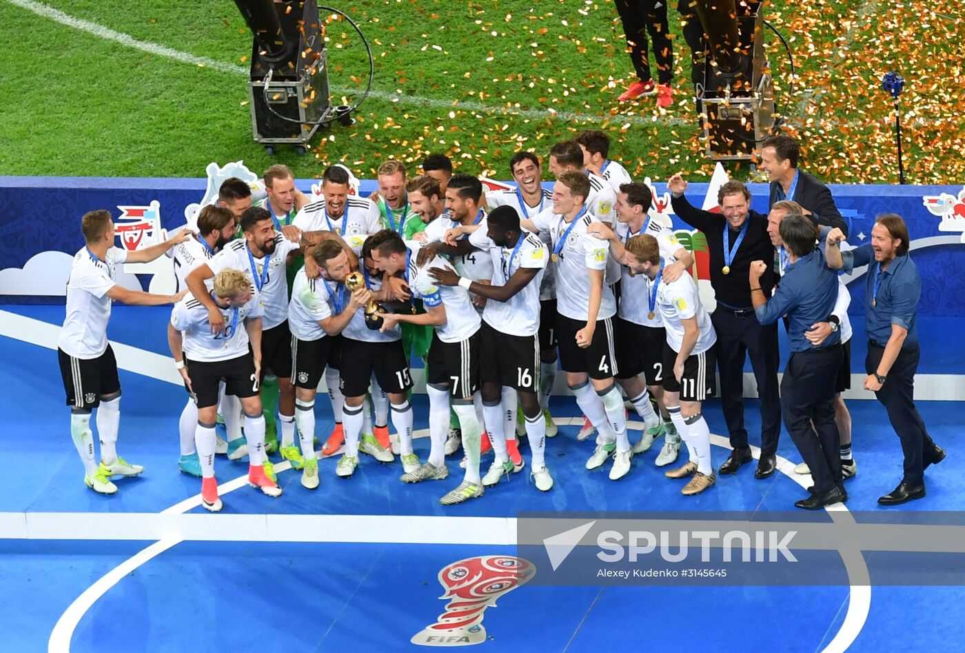 Football. 2017 FIFA Confederations Cup. Medal ceremony