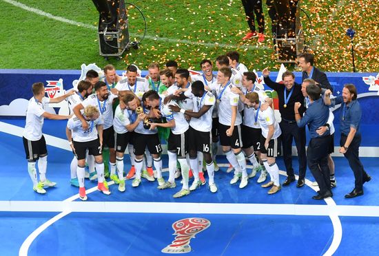 Football. 2017 FIFA Confederations Cup. Medal ceremony