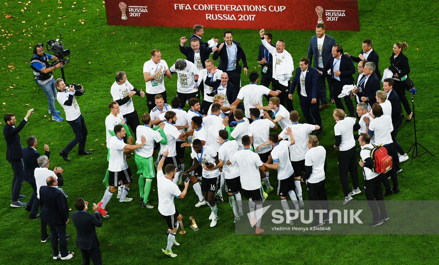 Football. 2017 FIFA Confederations Cup. Medal ceremony