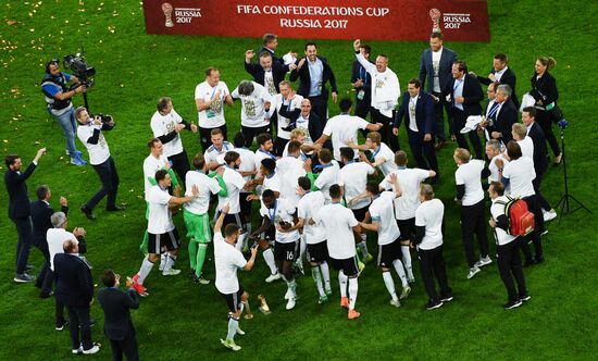 Football. 2017 FIFA Confederations Cup. Medal ceremony