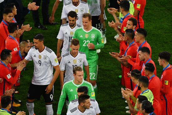 Football. 2017 FIFA Confederations Cup. Medal ceremony
