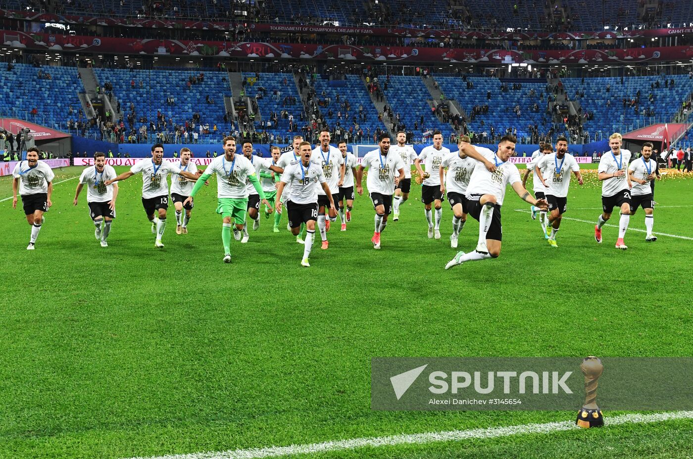 Football. 2017 FIFA Confederations Cup. Medal ceremony