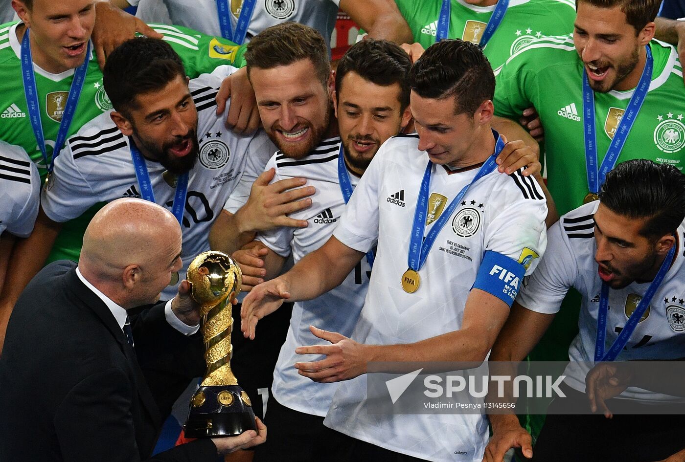 Football. 2017 FIFA Confederations Cup. Medal ceremony