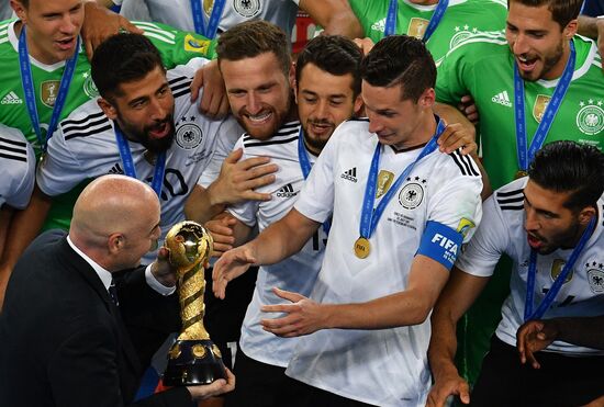 Football. 2017 FIFA Confederations Cup. Medal ceremony