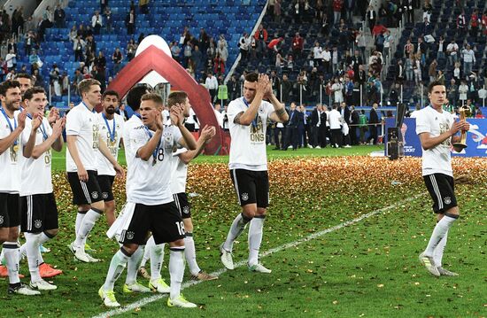 Football. 2017 FIFA Confederations Cup. Medal ceremony