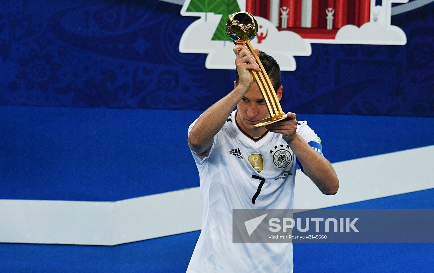 Football. 2017 FIFA Confederations Cup. Medal ceremony