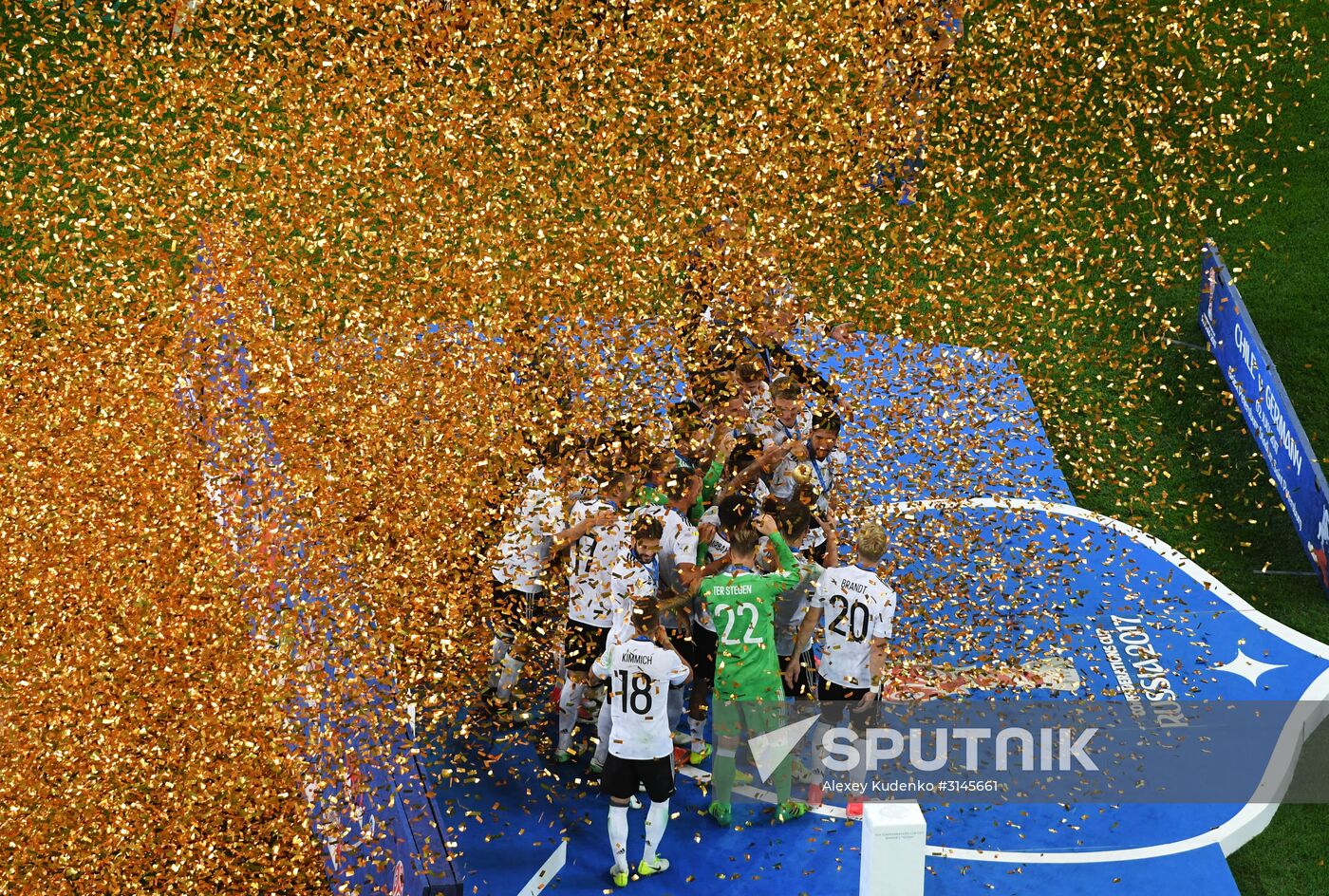 Football. 2017 FIFA Confederations Cup. Medal ceremony