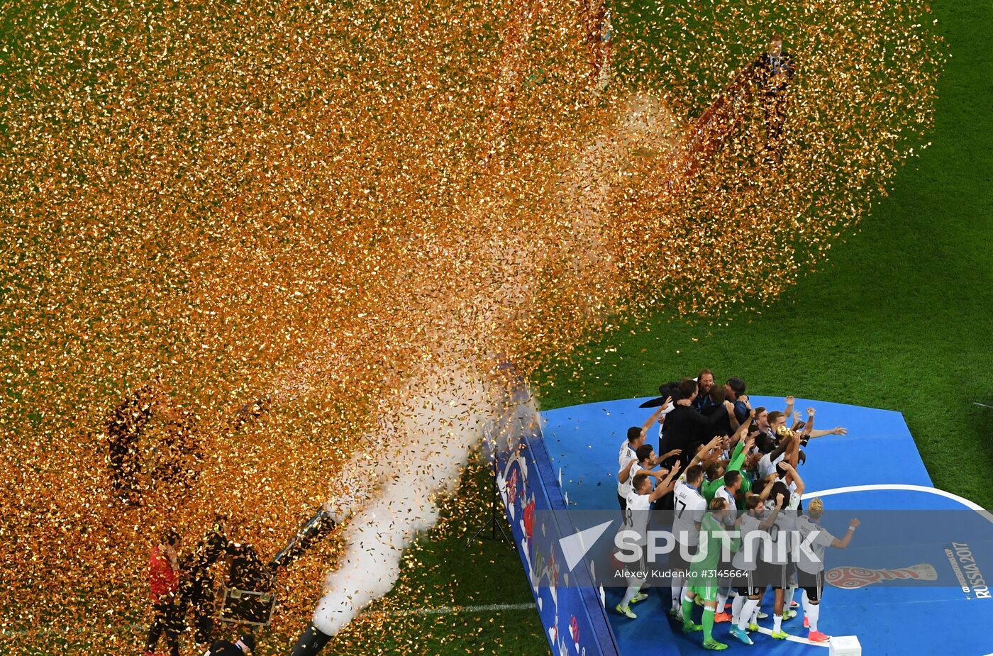 Football. 2017 FIFA Confederations Cup. Medal ceremony
