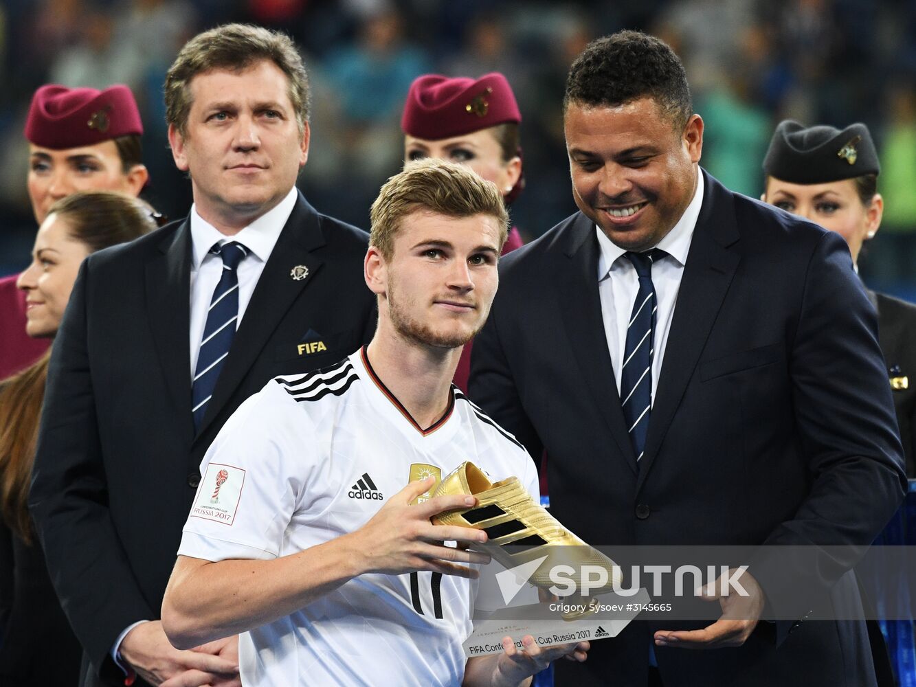 Football. 2017 FIFA Confederations Cup. Medal ceremony