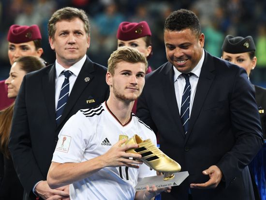 Football. 2017 FIFA Confederations Cup. Medal ceremony