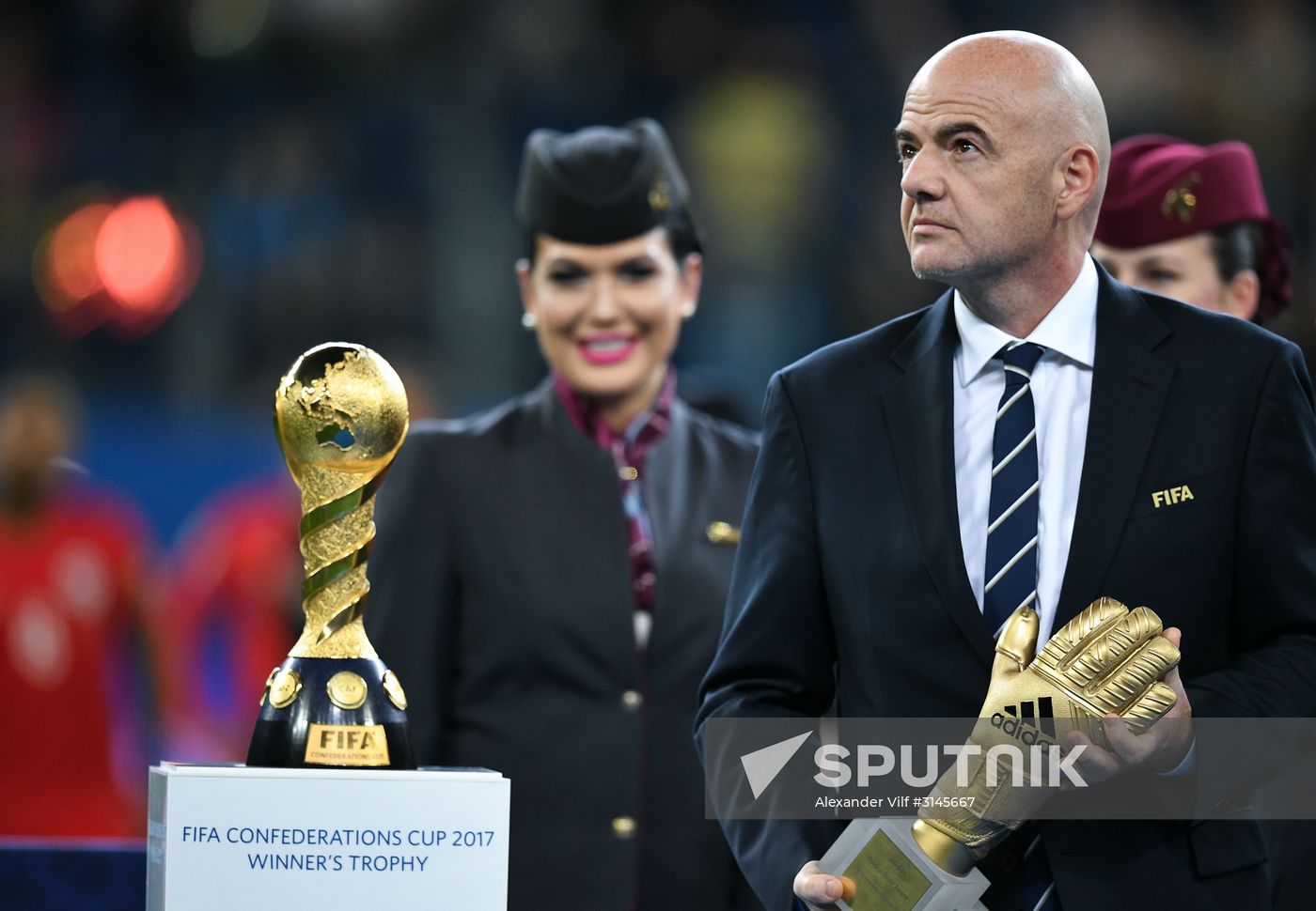 Football. 2017 FIFA Confederations Cup. Medal ceremony