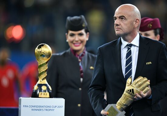 Football. 2017 FIFA Confederations Cup. Medal ceremony