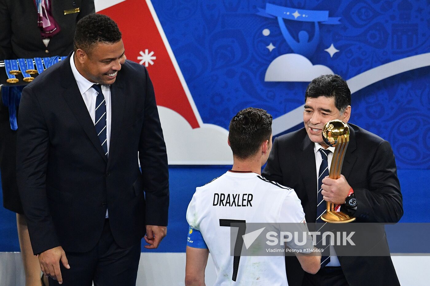 Football. 2017 FIFA Confederations Cup. Medal ceremony