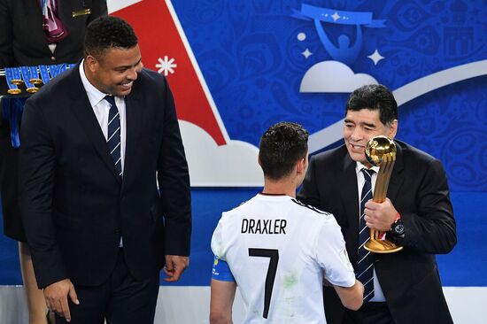 Football. 2017 FIFA Confederations Cup. Medal ceremony