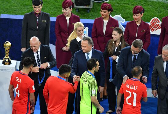 Football. 2017 FIFA Confederations Cup. Medal ceremony