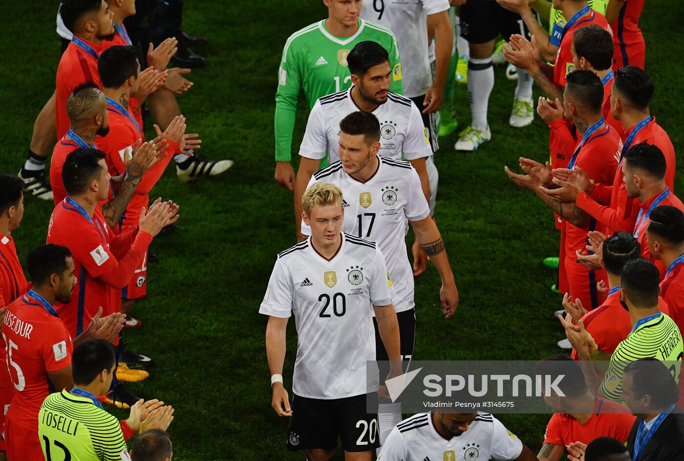 Football. 2017 FIFA Confederations Cup. Medal ceremony
