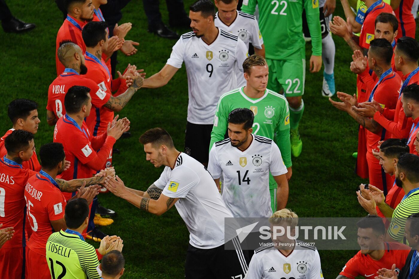 Football. 2017 FIFA Confederations Cup. Medal ceremony