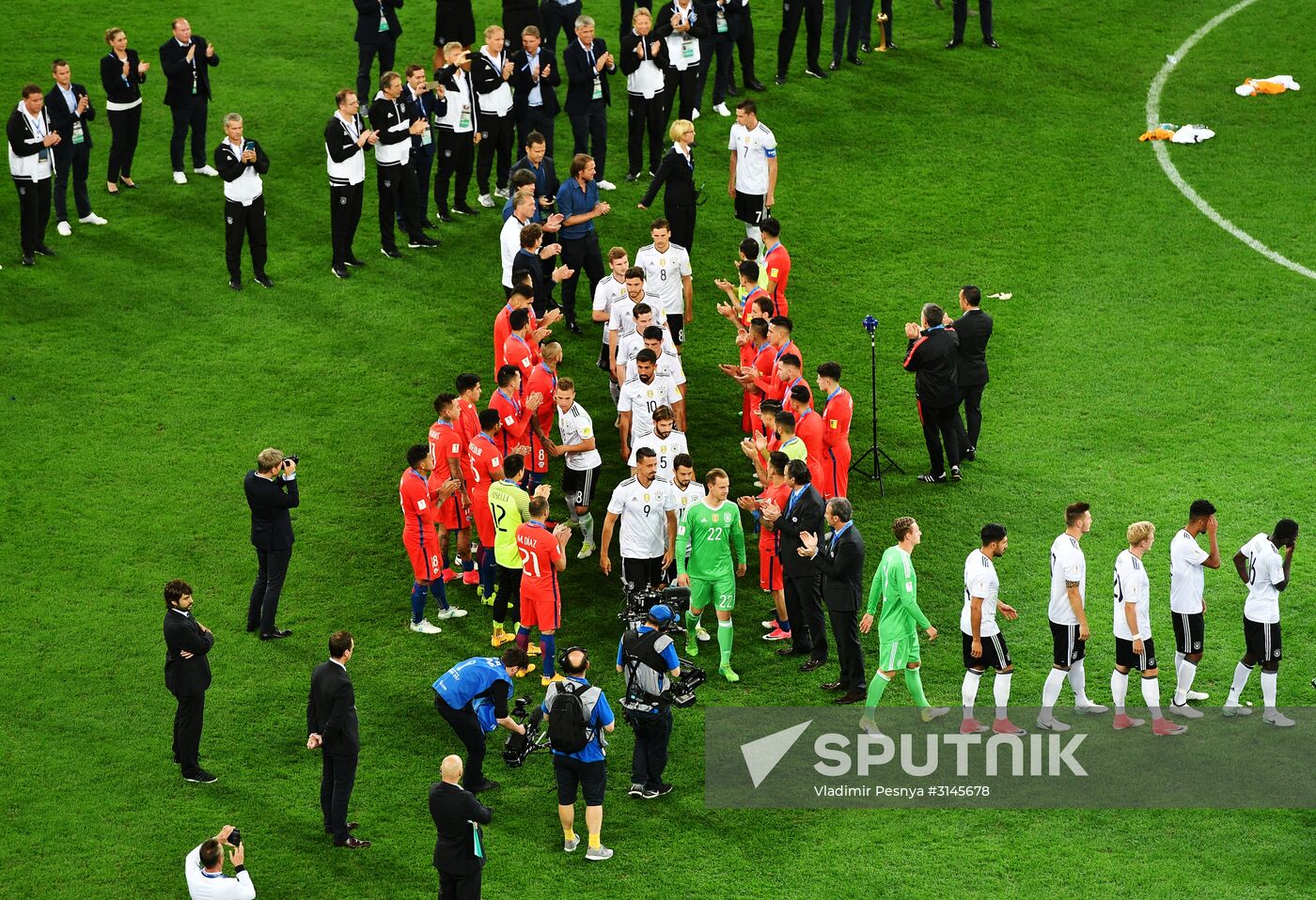 Football. 2017 FIFA Confederations Cup. Medal ceremony