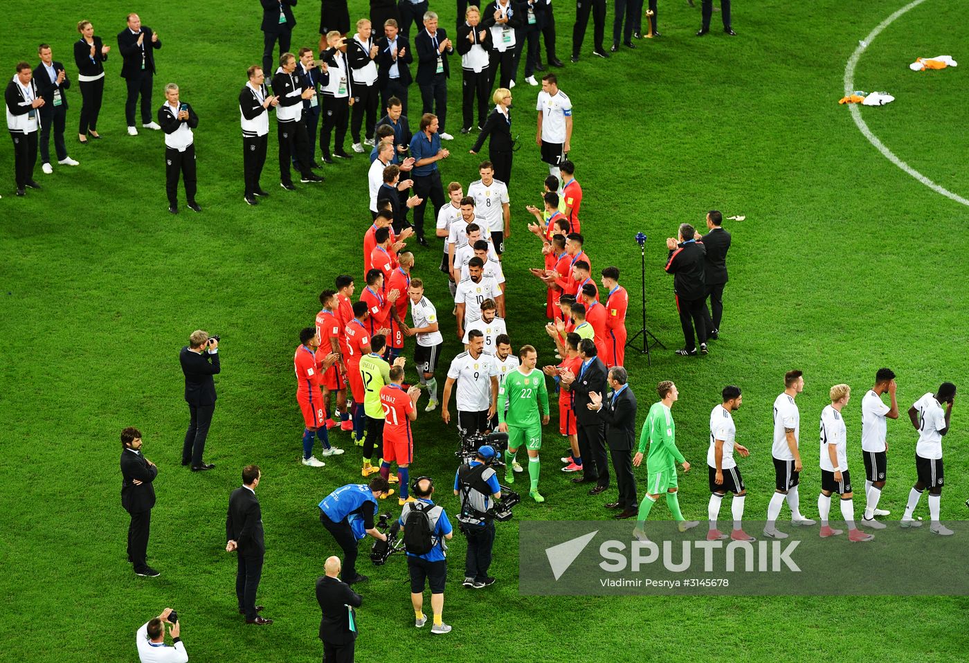Football. 2017 FIFA Confederations Cup. Medal ceremony