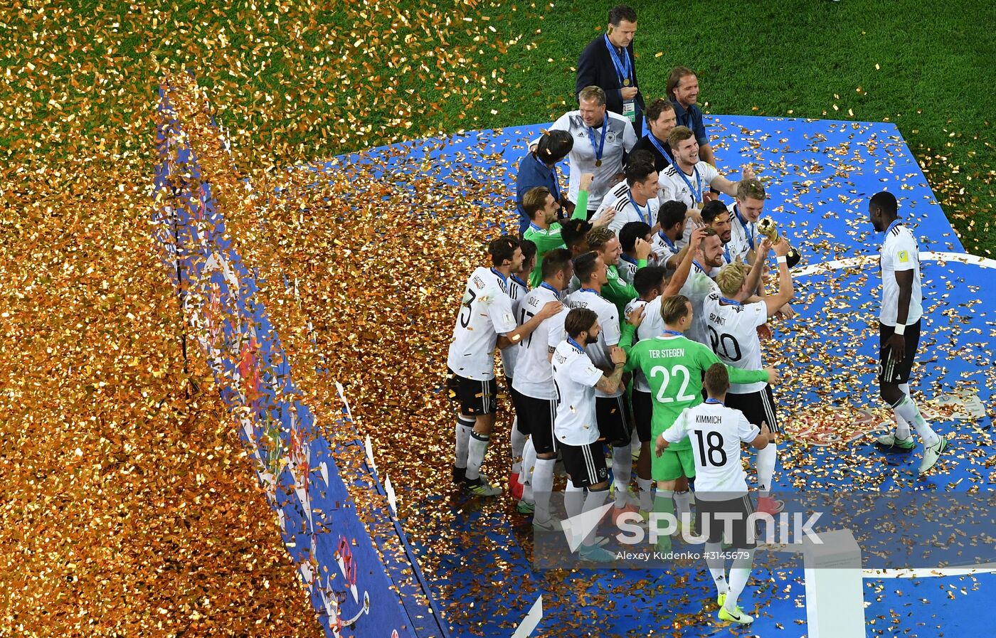 Football. 2017 FIFA Confederations Cup. Medal ceremony