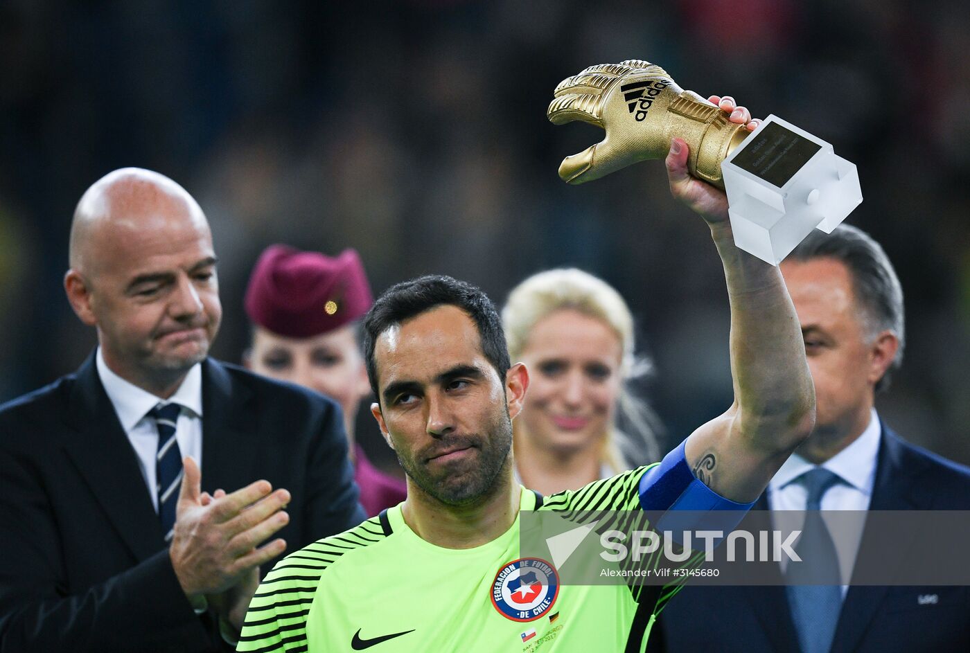 Football. 2017 FIFA Confederations Cup. Medal ceremony