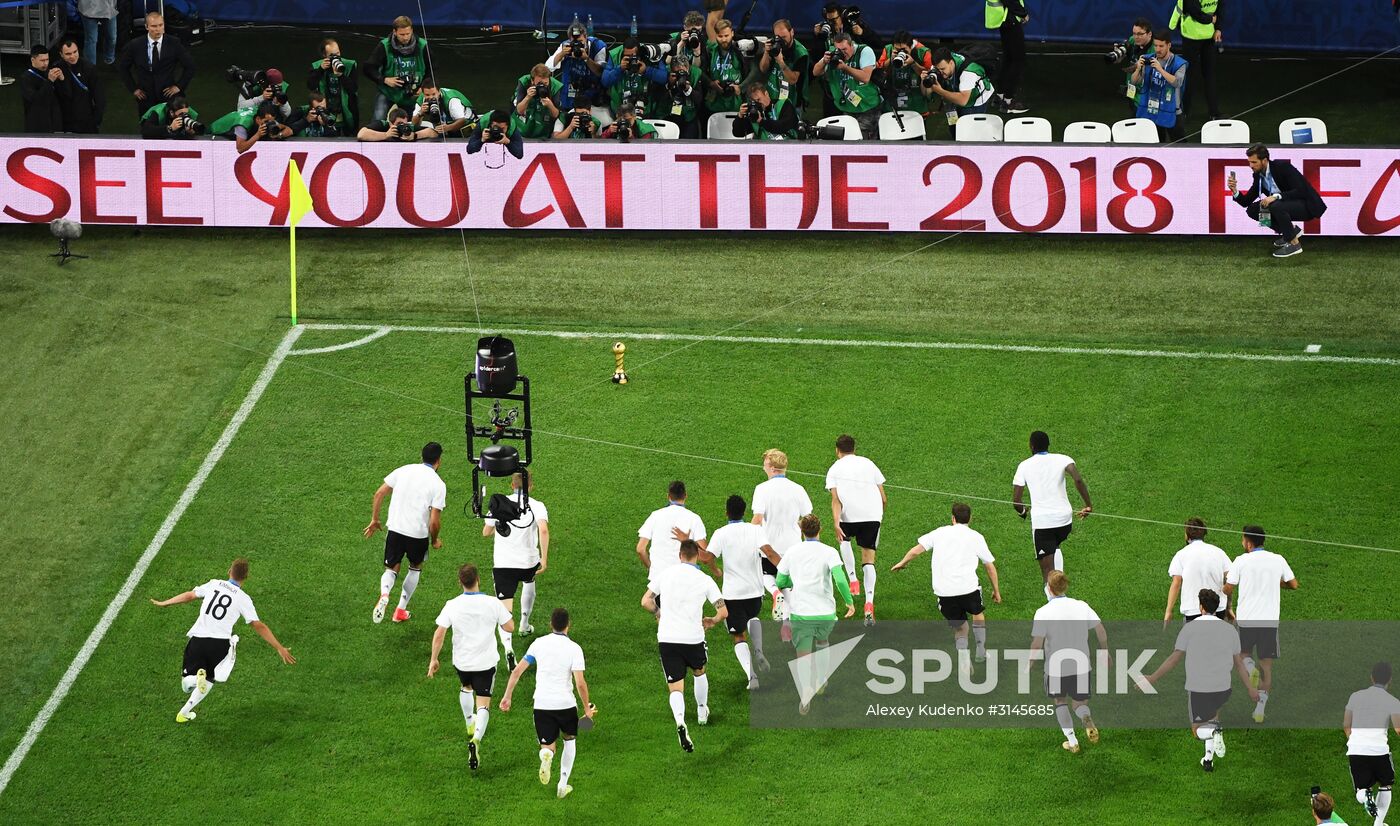 Football. 2017 FIFA Confederations Cup. Medal ceremony