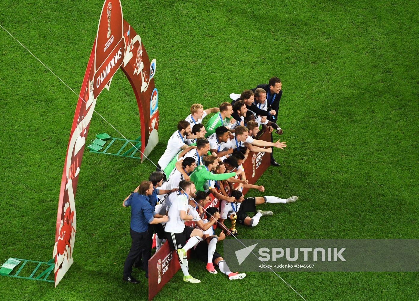 Football. 2017 FIFA Confederations Cup. Medal ceremony
