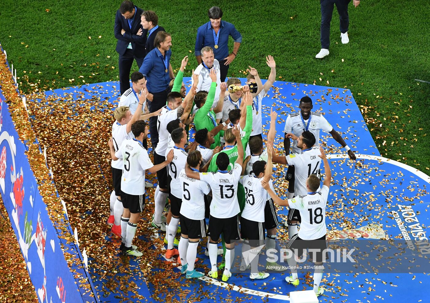 Football. 2017 FIFA Confederations Cup. Medal ceremony