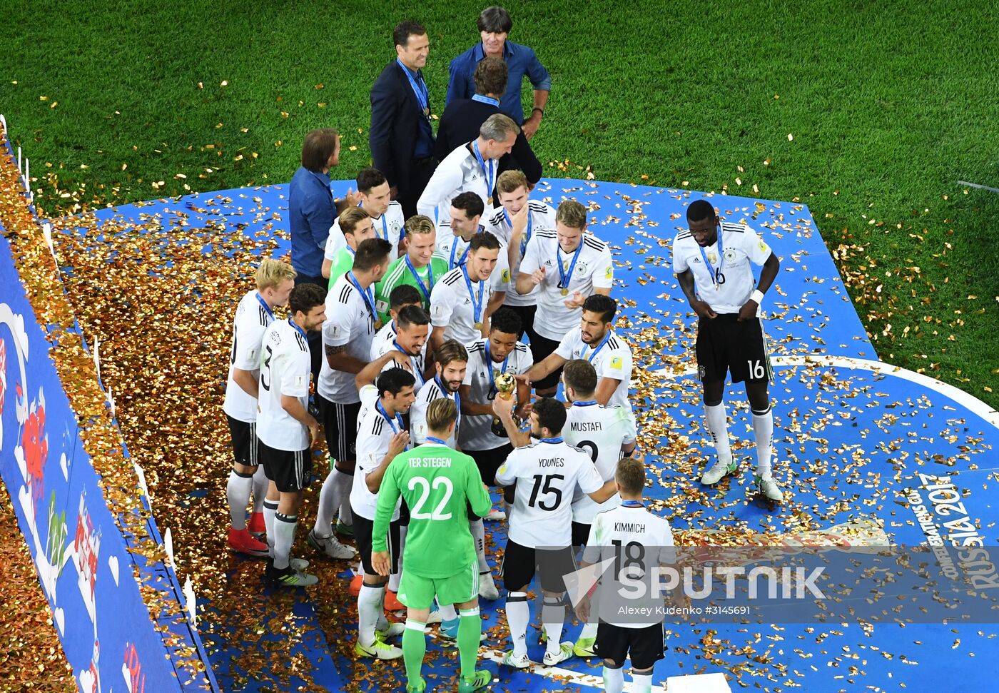 Football. 2017 FIFA Confederations Cup. Medal ceremony