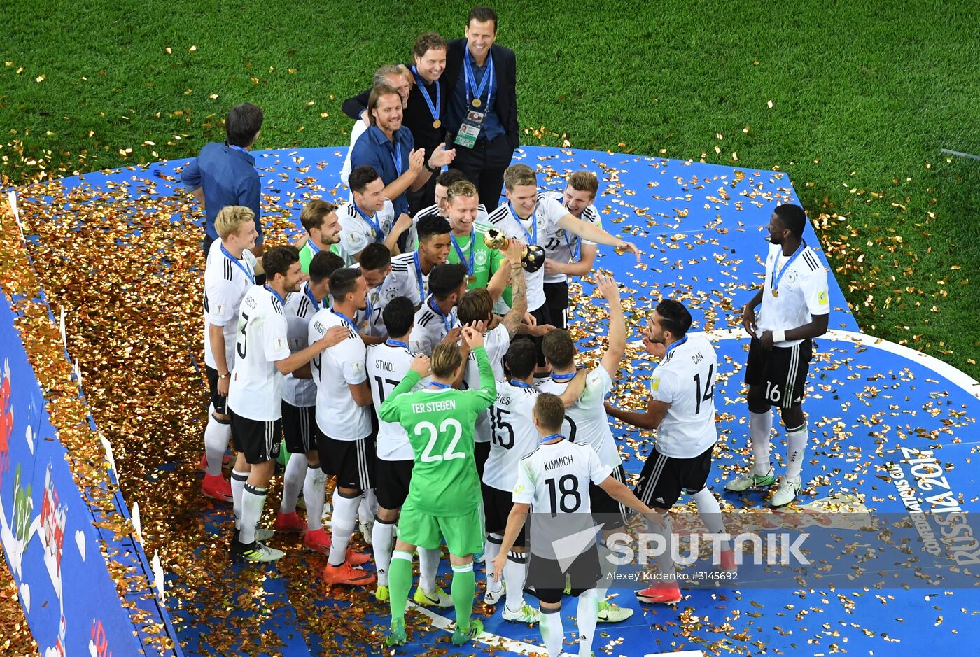 Football. 2017 FIFA Confederations Cup. Medal ceremony