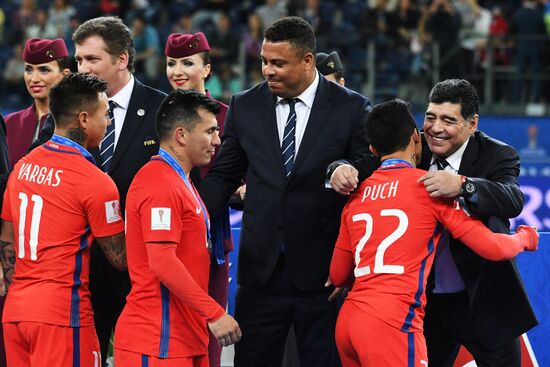 Football. 2017 FIFA Confederations Cup. Medal ceremony