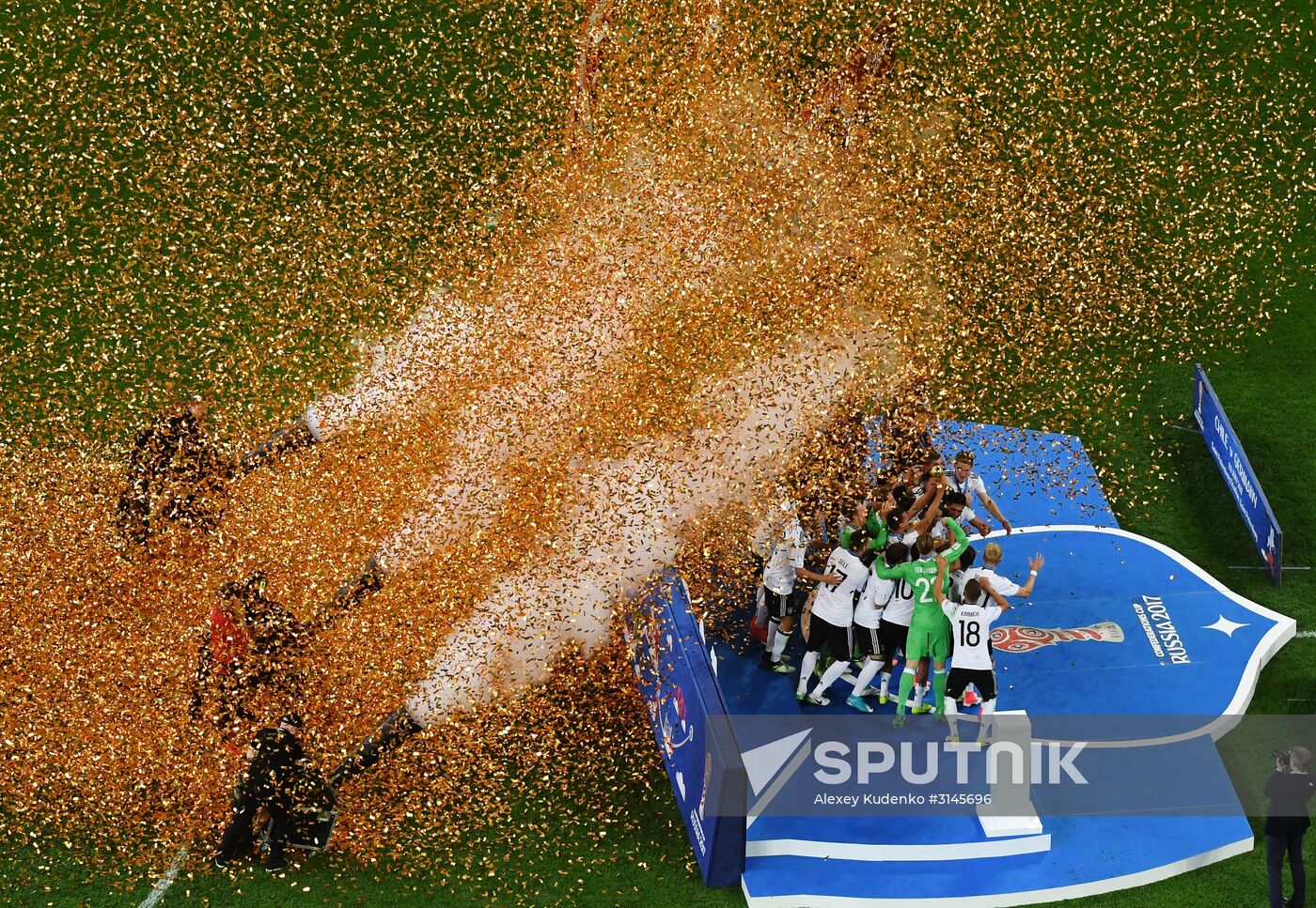 Football. 2017 FIFA Confederations Cup. Medal ceremony