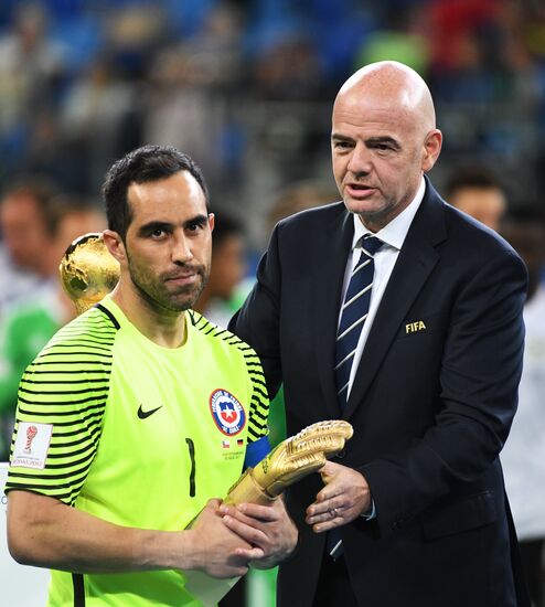 Football. 2017 FIFA Confederations Cup. Medal ceremony