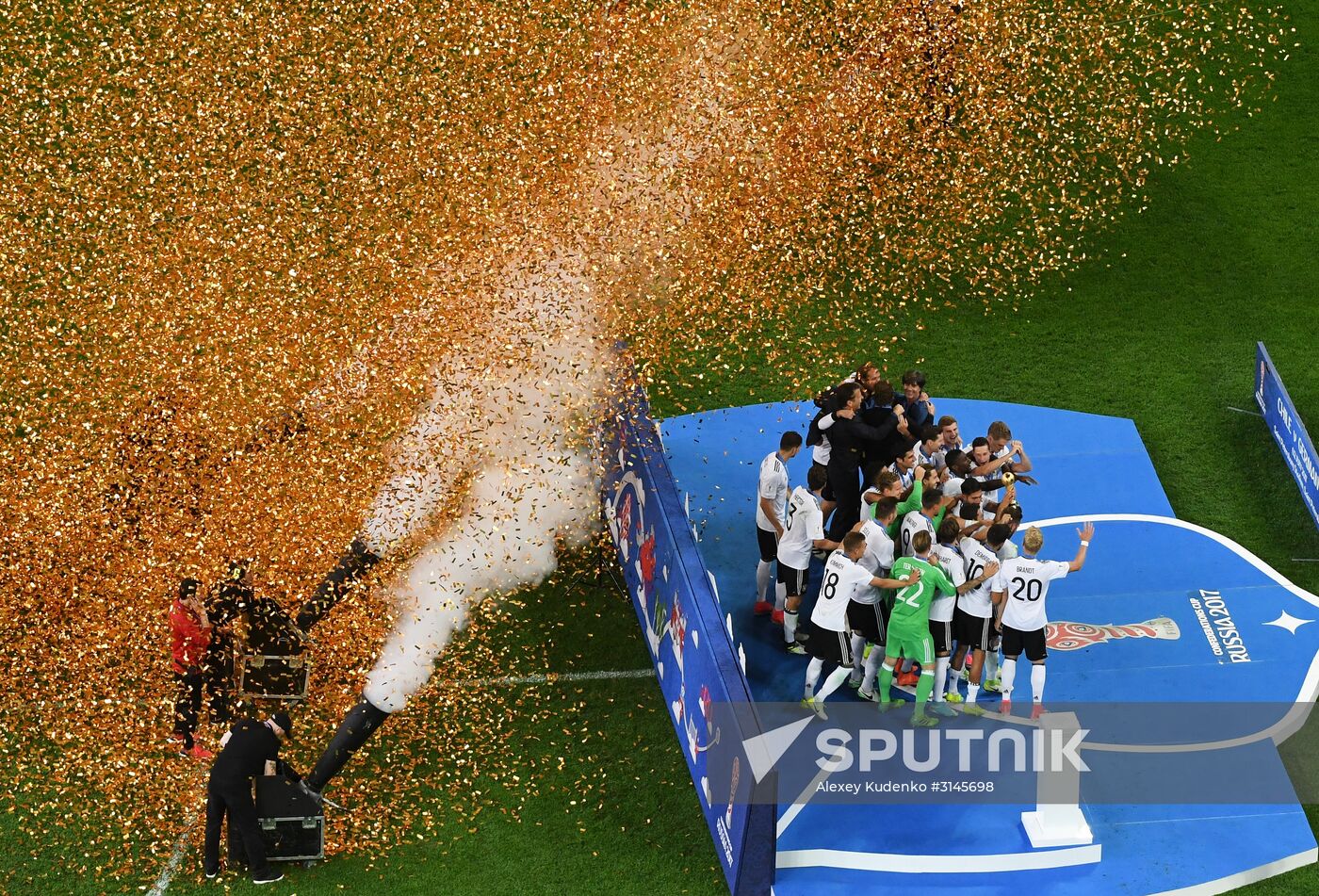 Football. 2017 FIFA Confederations Cup. Medal ceremony