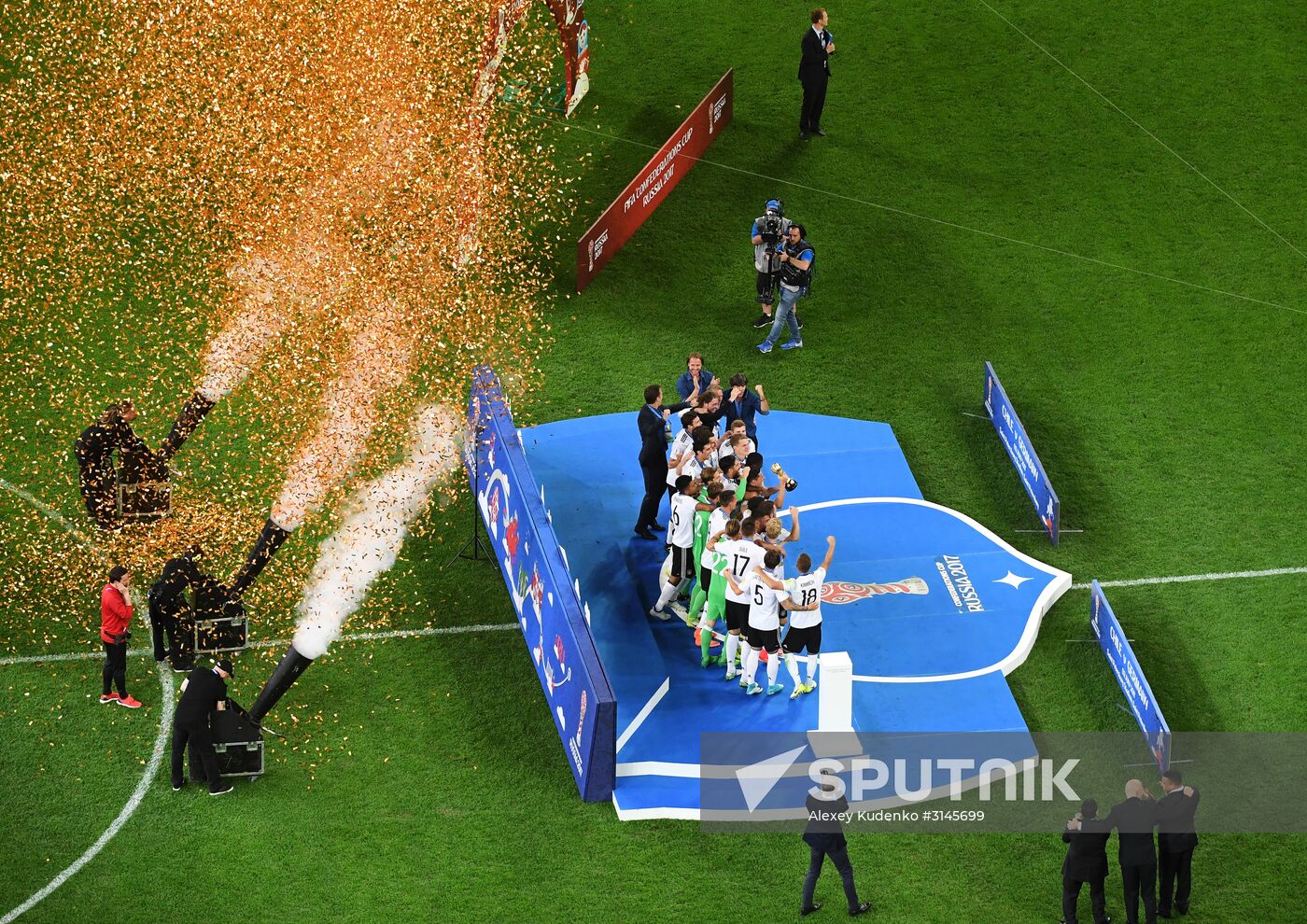 Football. 2017 FIFA Confederations Cup. Medal ceremony