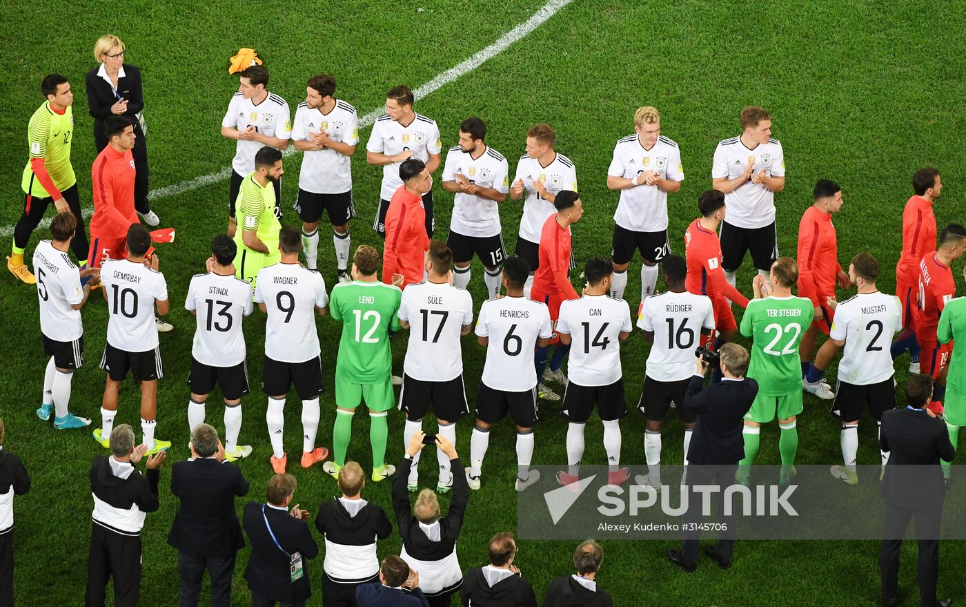 Football. 2017 FIFA Confederations Cup. Medal ceremony