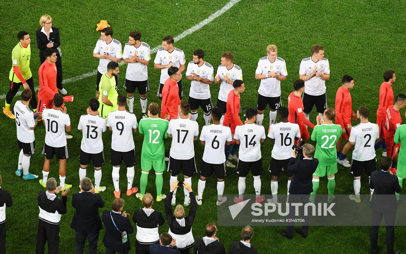 Football. 2017 FIFA Confederations Cup. Medal ceremony