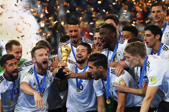 Football. 2017 FIFA Confederations Cup. Medal ceremony